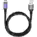 Oehlbach USB-Kabel USB 3.2 Gen1 (USB 3.0 / USB 3.1 Gen1) USB-A Stecker, USB-C® Stecker 1.00m Blau vergoldete Steckkontakte 9326