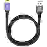 Oehlbach USB-Kabel USB 3.2 Gen1 (USB 3.0 / USB 3.1 Gen1) USB-A Stecker, USB-C® Stecker 3.00m Blau vergoldete Steckkontakte 9328