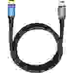 Oehlbach USB-Kabel USB 3.2 Gen1 (USB 3.0 / USB 3.1 Gen1) USB-C® Stecker, USB-C® Stecker 0.50m Blau vergoldete Steckkontakte 9350