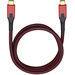 Oehlbach USB-Kabel USB 3.2 Gen1 (USB 3.0 / USB 3.1 Gen1) USB-C® Stecker, USB-C® Stecker 1.00m Rot/Schwarz vergoldete