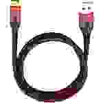 Oehlbach USB-Kabel USB 3.2 Gen1 (USB 3.0 / USB 3.1 Gen1) USB-A Stecker, USB-C® Stecker 3.00m Rot/Schwarz vergoldete Steckkontakte
