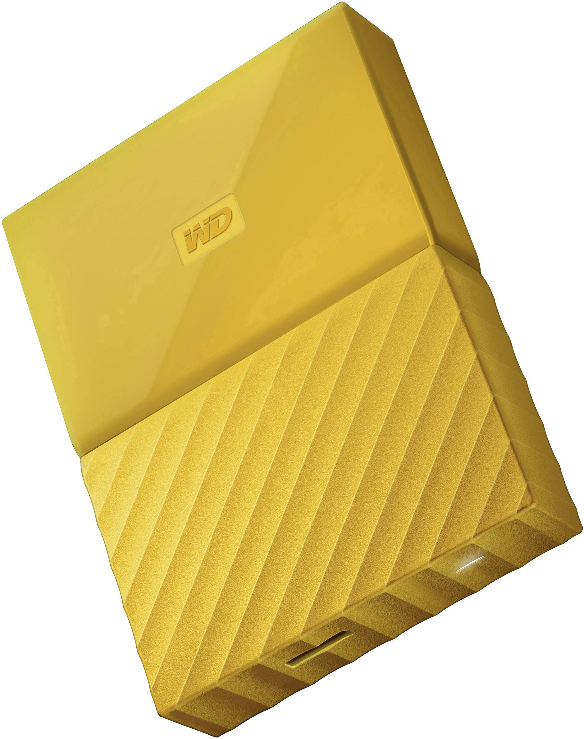 WD My Passport WDBYFT0030BYL - Festplatte - verschlüsselt - 3 TB - extern (tragbar) - USB 3.0