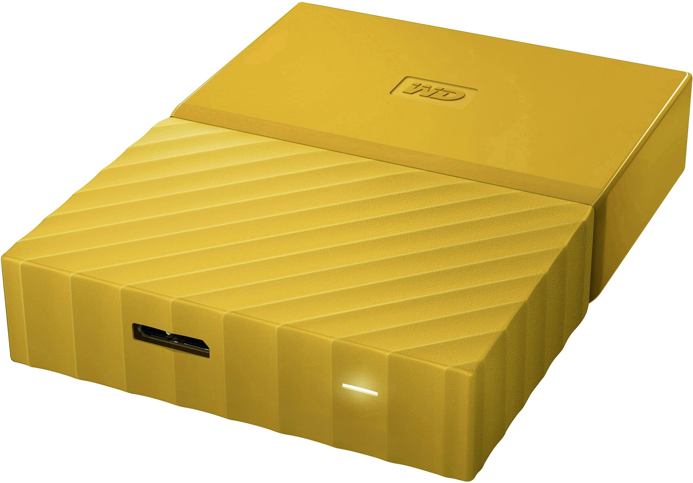 WD My Passport WDBYFT0030BYL - Festplatte - verschlüsselt - 3 TB - extern (tragbar) - USB 3.0
