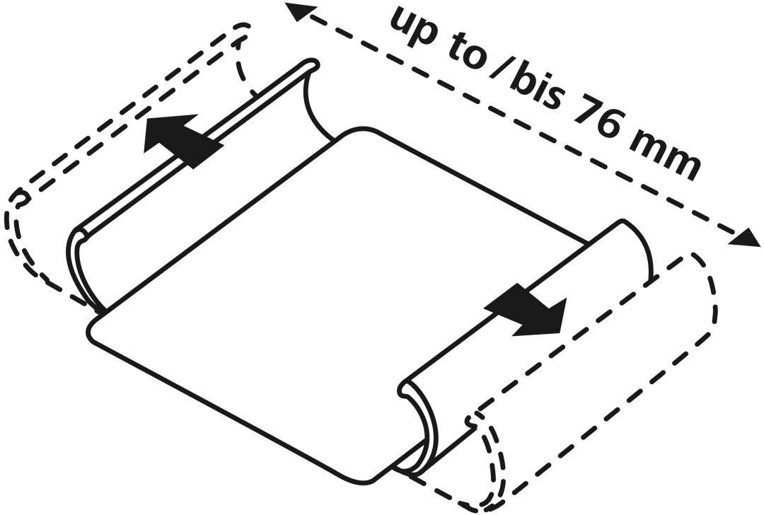 Hama Smart Move L Booklet Universal Universal Braun 177385