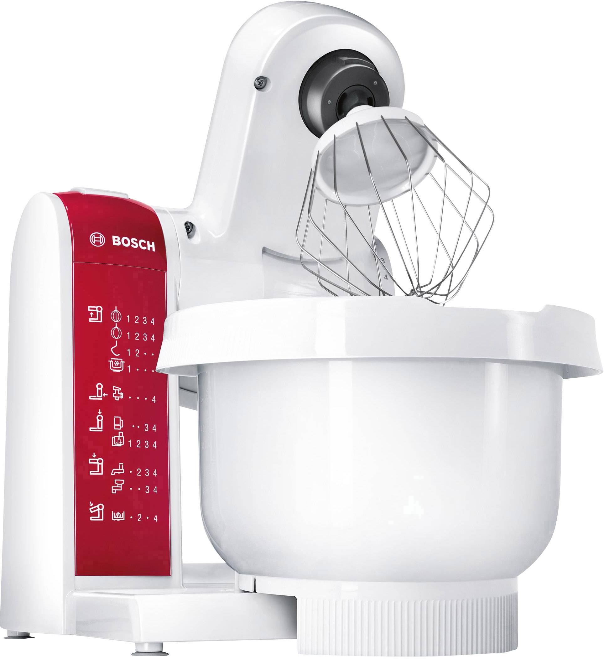 Bosch MUM48010DE Küchenmaschine 600 W Weiß, Rot