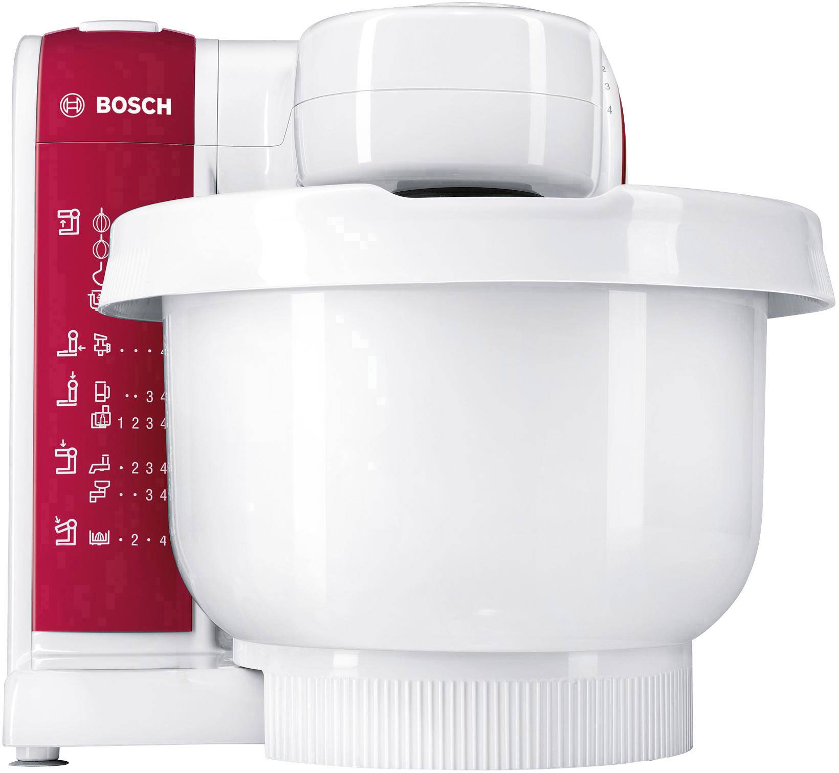 Bosch MUM48010DE Küchenmaschine 600 W Weiß, Rot