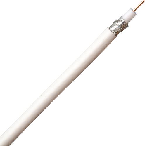 Kopp 167410049 Koaxialkabel Außen-Durchmesser: 6.60mm 75Ω 90 dB Weiß 10m