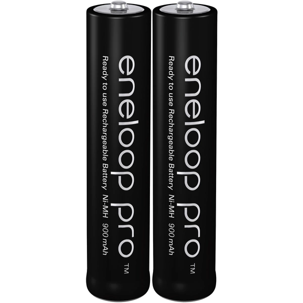 Panasonic eneloop Pro HR03 Micro (AAA)-Akku NiMH 900 mAh 1.2V 2St. Panasonic eneloop Pro HR03 Micro (AAA)-Akku NiMH 900 mAh 1.2V 2St.