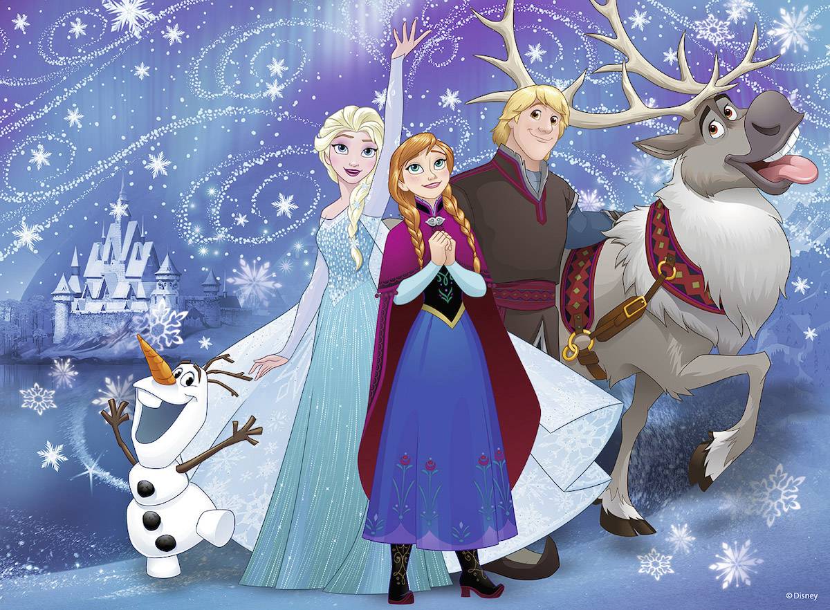Ravensburger Frozen Glitzernder Schnee 100 Teile XXL