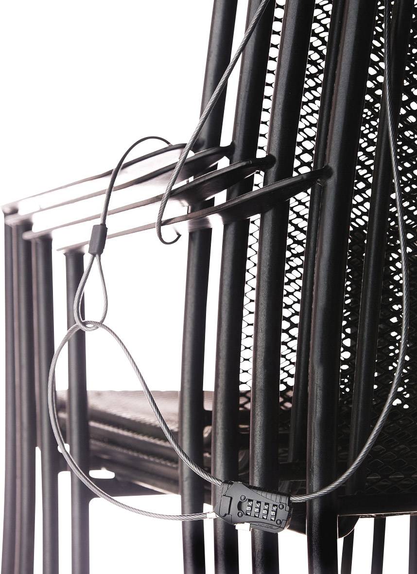 Burg Wächter 29830 Kabelschloss Silber Zahlenschloss