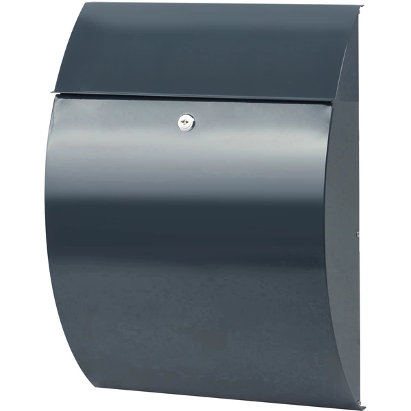 Burg Wächter 38690 RIVIERA 835 ANT Briefkasten Stahlblech Anthrazit Schlüsselschloss Burg Wächter 38690 RIVIERA 835 ANT Briefkasten Stahlblech Anthrazit Schlüsselschloss