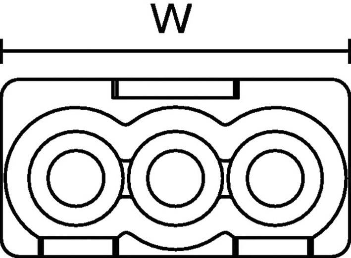 HellermannTyton 148-90037 HCPM-3 Verbindungsklemme flexibel: 1-2.5 mm² starr: 0.5-2.5 mm² Polzahl: 3 1 St. Orange
