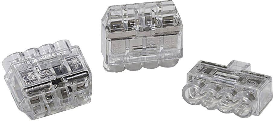 HellermannTyton 148-90038 HCPM-4 Verbindungsklemme flexibel: 1-2.5mm² starr: 0.5-2.5mm² Polzahl: 4 Transparent