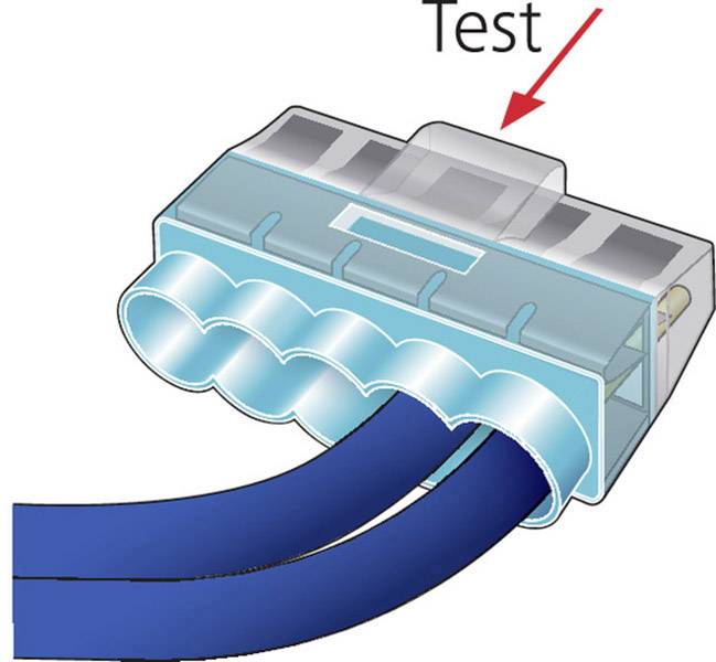 HellermannTyton 148-90039 HCPM-5 Verbindungsklemme flexibel: 1-2.5 mm² starr: 0.5-2.5 mm² Polzahl: 5 1 St. Blau