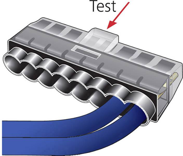 HellermannTyton 148-90041 HCPM-8 Verbindungsklemme flexibel: 1-2.5mm² starr: 0.5-2.5mm² Polzahl: 8 Schwarz