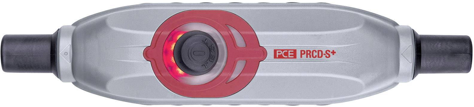 PCE 967011355 Personenschutz-Zwischenstecker Kunststoff PRCD-S+ 230V Grau, Schwarz, Rot IP55