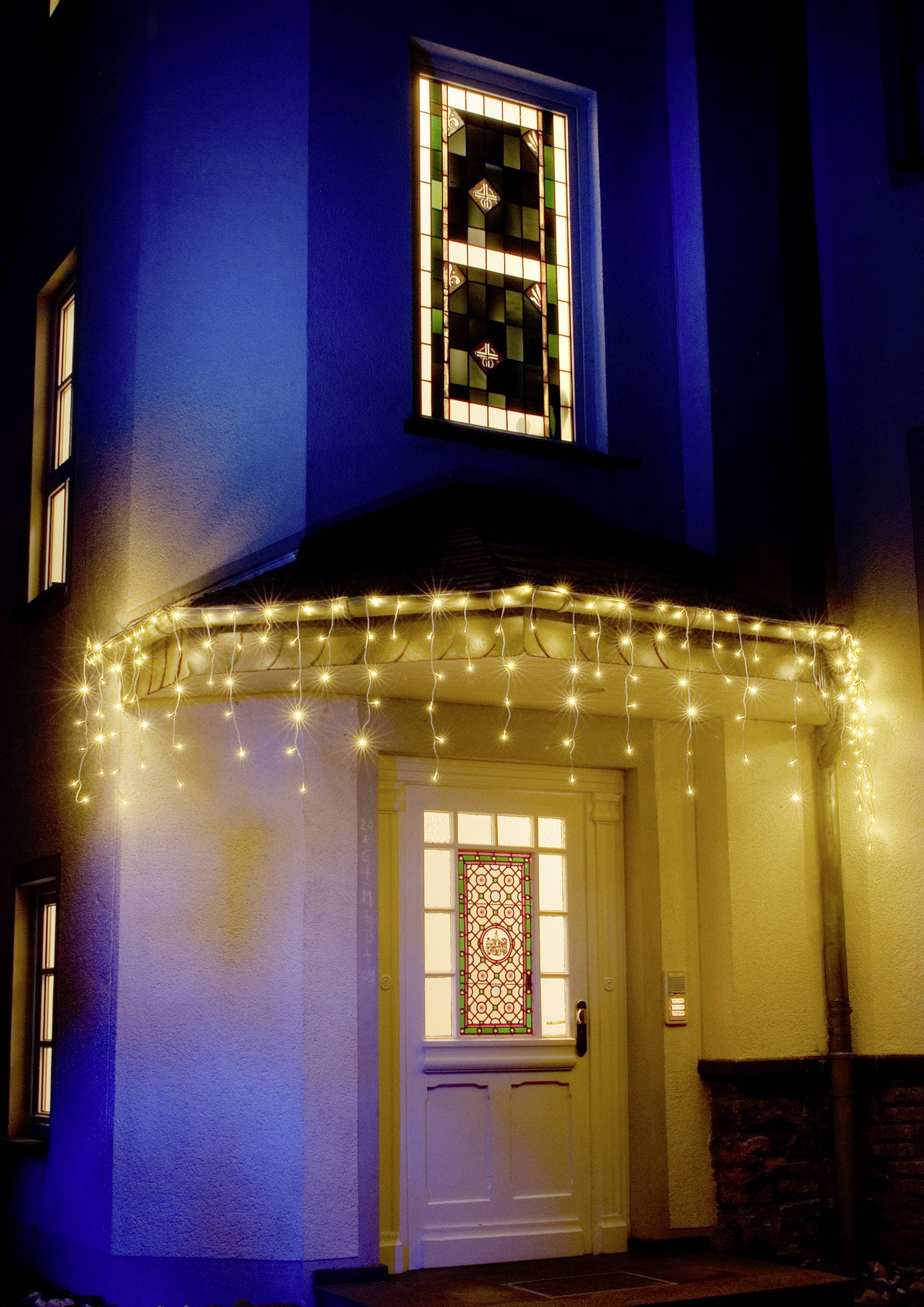 Konstsmide Lichtervorhang-Eisregen Außen 24 V EEK: G (A - G) 336 LED Warmweiß