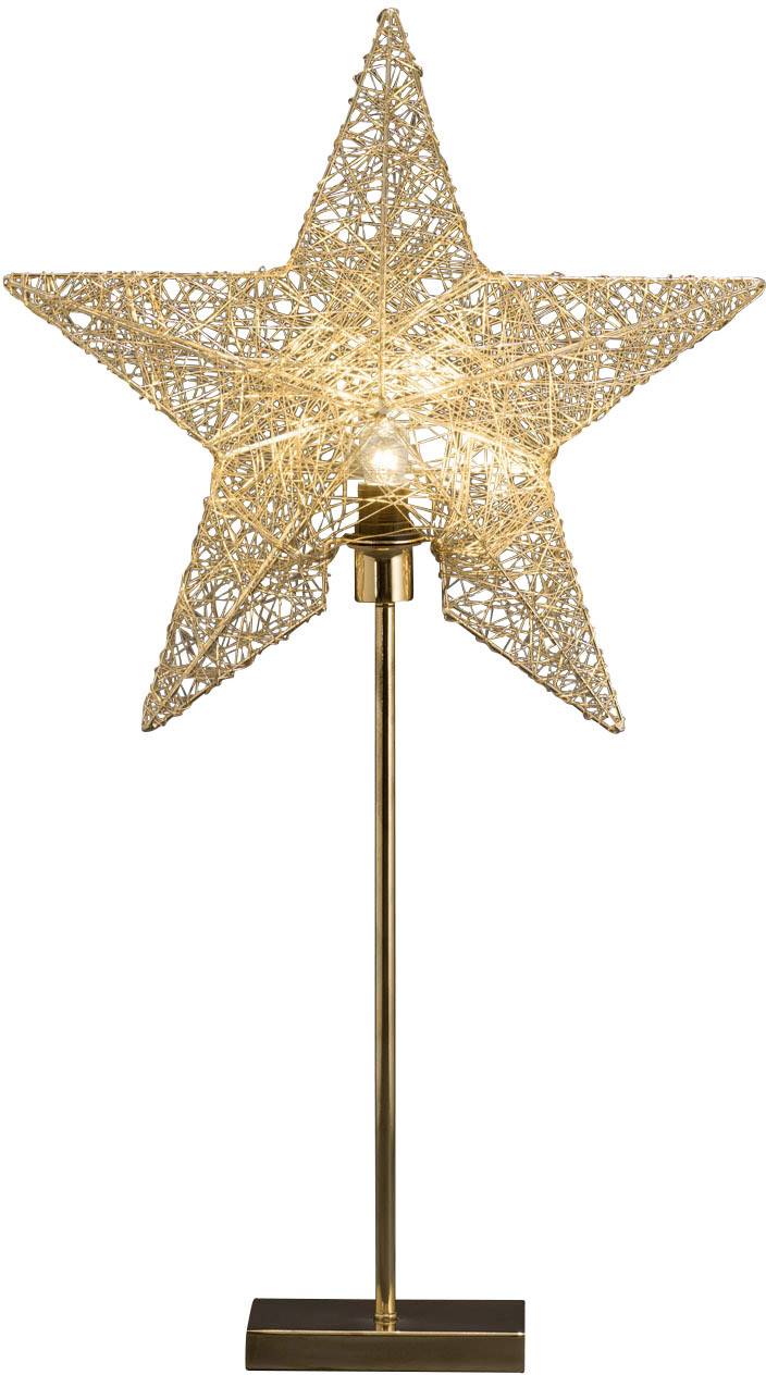 Konstsmide 2995-800 Weihnachtsstern Glühlampe, LED Messing mit Schalter