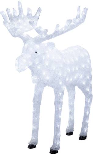 Konstsmide 6261-203 Acryl-Figur Elch LED Weiß