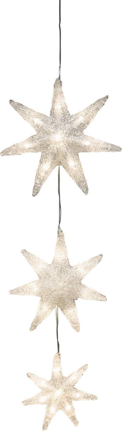 Konstsmide Lichtervorhang-Sterne Innen 24V 24 LED Warm ...