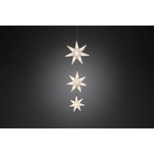 Konstsmide Lichtervorhang-Sterne Innen 24 V 24 LED