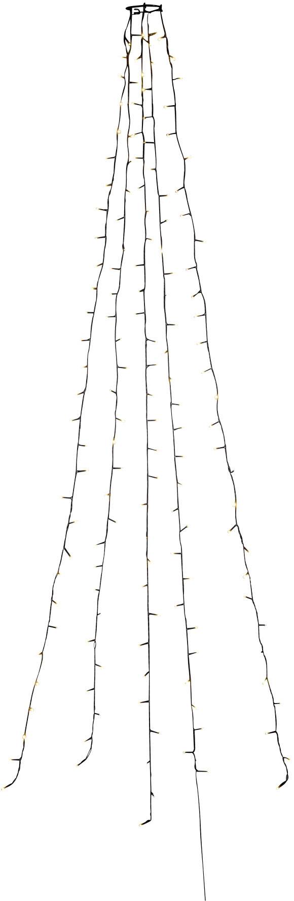 Konstsmide 6361-820 LED-Baummantel Innen EEK: G (A - G) netzbetrieben Anzahl Leuchtmittel 200 LED Bernstein Beleuchtete Länge: 2.4 m