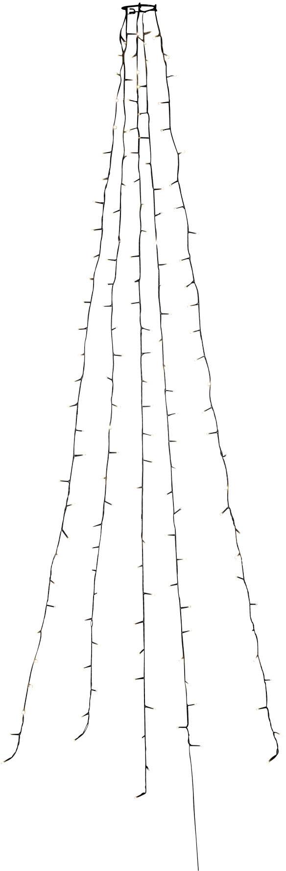 Konstsmide 6361-820 LED-Baummantel Innen EEK: G (A - G) netzbetrieben Anzahl Leuchtmittel 200 LED Bernstein Beleuchtete Länge: 2.4 m