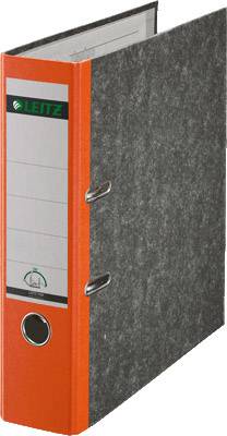 Leitz Ordner 1080 DIN A4 Rückenbreite: 80 mm Orange Wolkenmarmor 2 Bügel 10805045