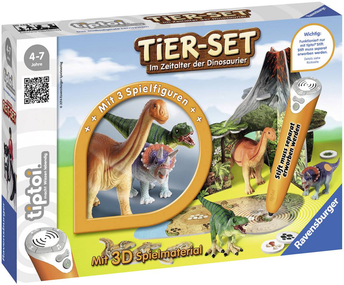 Ravensburger tiptoi® Tier-Set Zeitalter der Dinosaurier