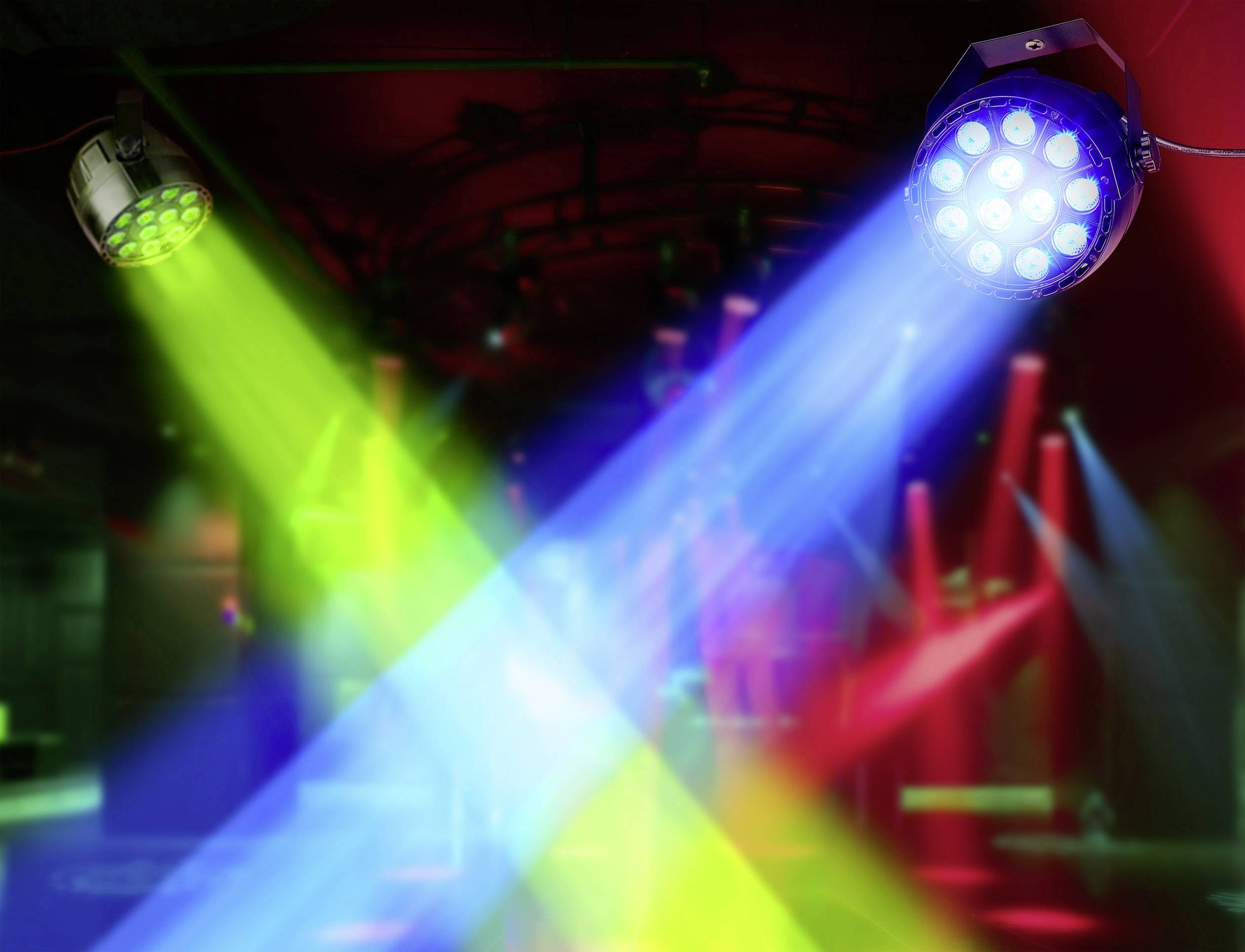 Renkforce LV-PT12 LED-PAR-Scheinwerfer Anzahl LEDs (Details): 12 x 1.5W Schwarz