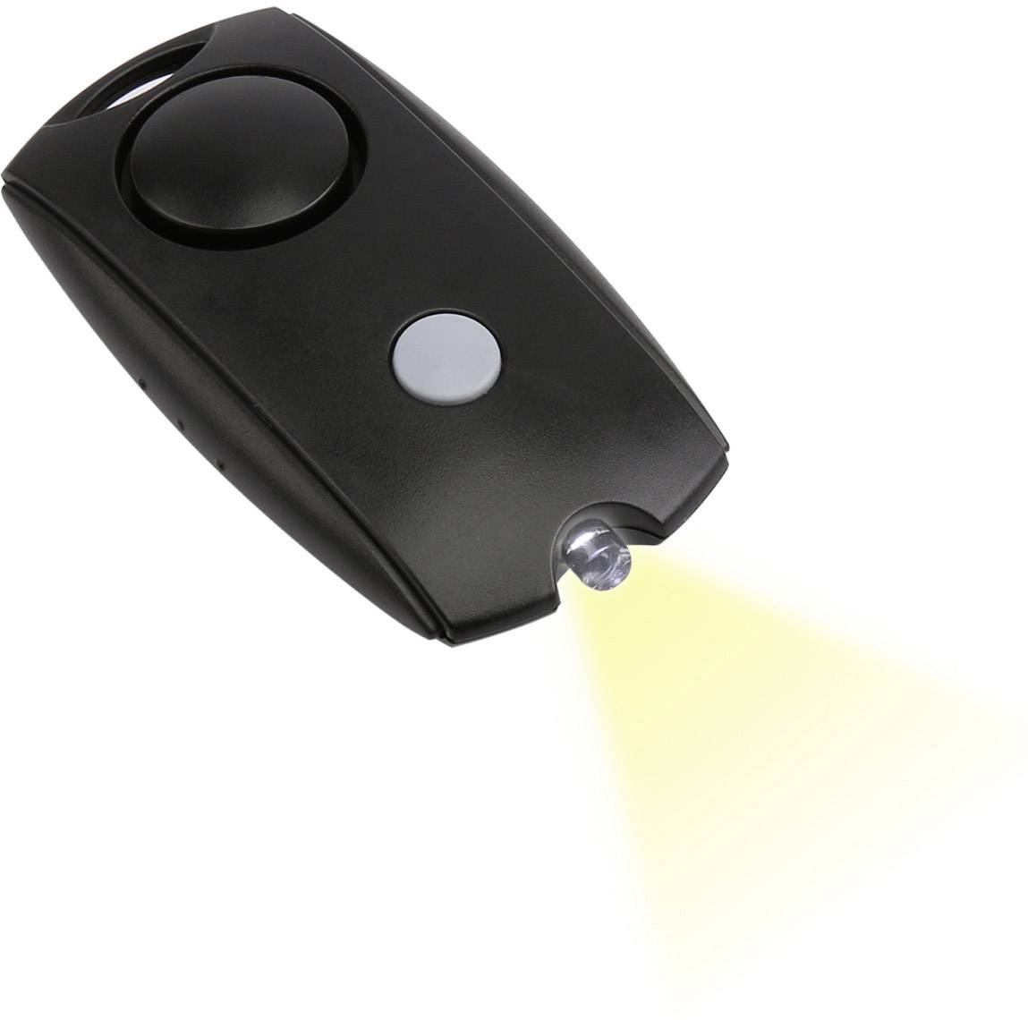 Olympia Pocket alarm PA 10 Black incl. LED 100 dB 5968