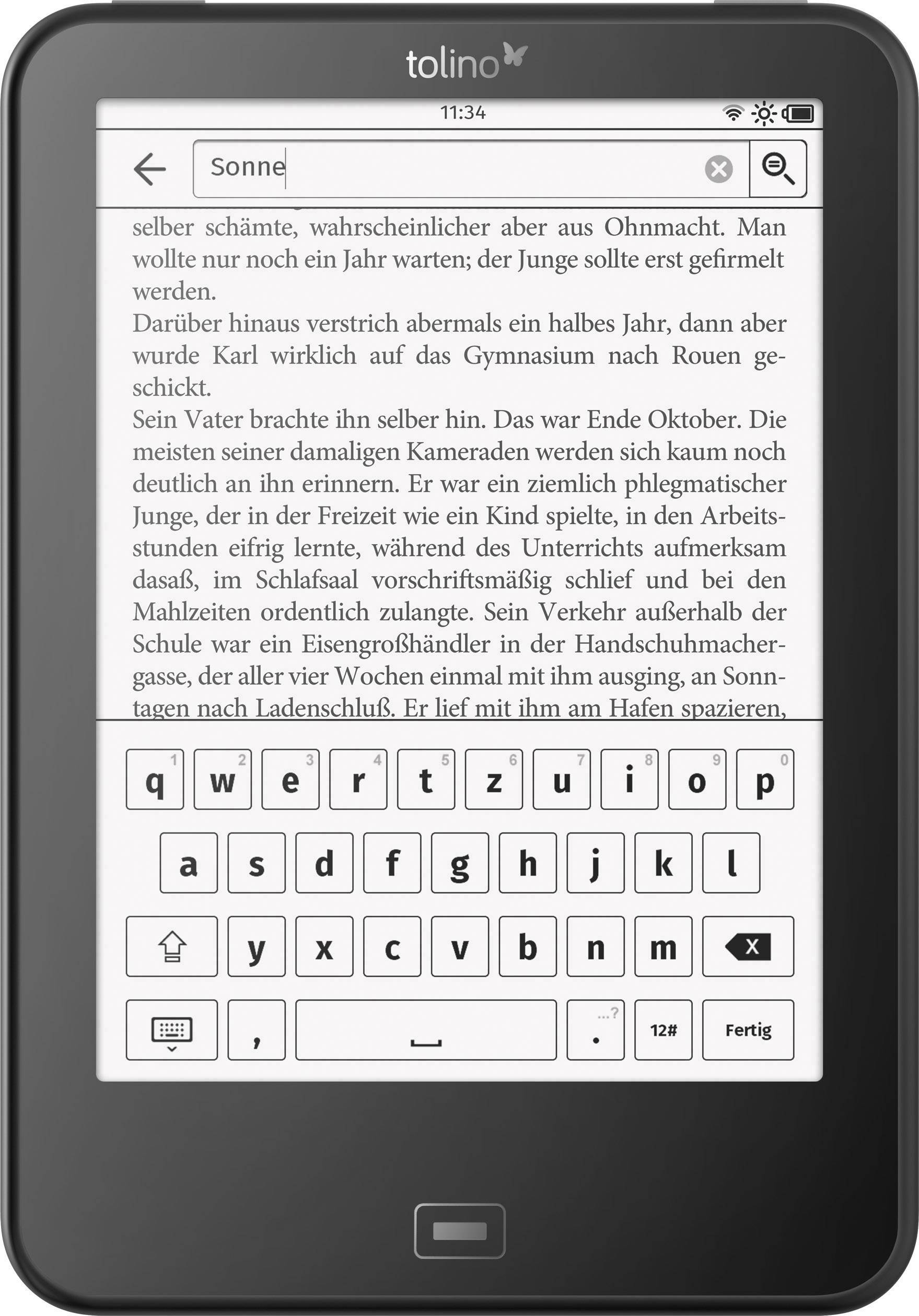 Tolino Vision 4 HD eBook-Reader 15.2 cm (6 Zoll) Schwarz