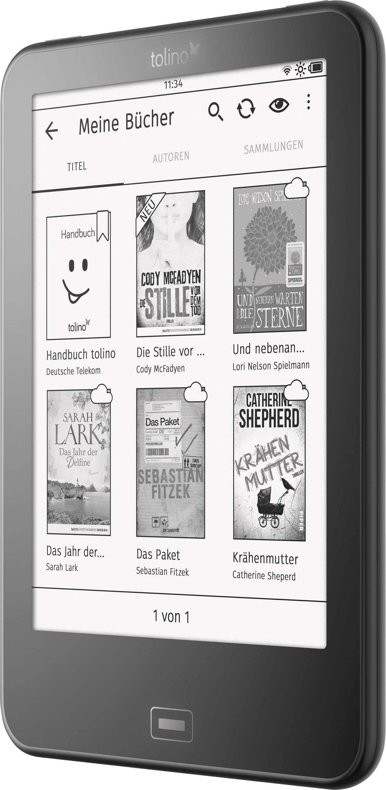 Tolino Vision 4 HD eBook-Reader 15.2cm (6 Zoll) Schwarz