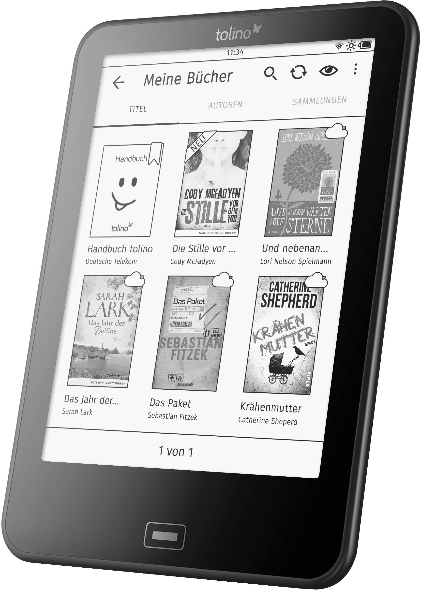 Tolino Vision 4 HD eBook-Reader 15.2cm (6 Zoll) Schwarz