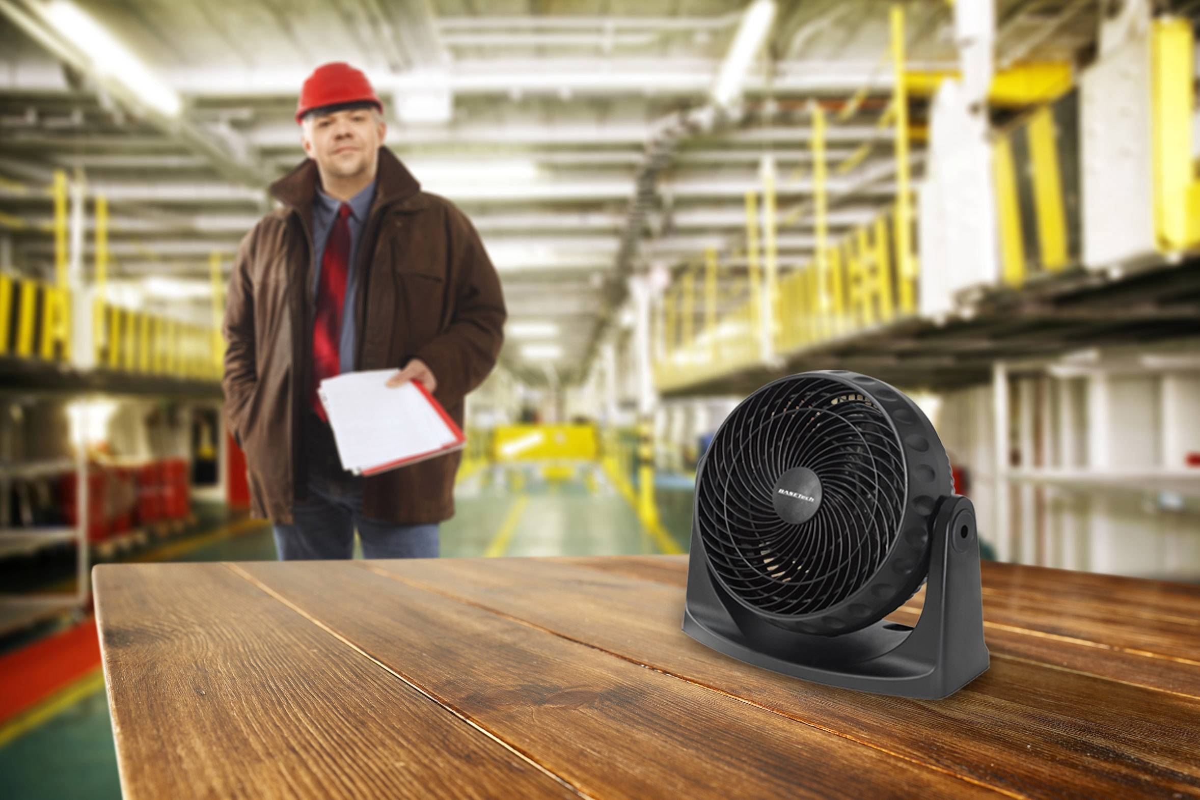 Basetech AF-20A Tischventilator 30W (Ø x H) 18cm x 26cm Schwarz