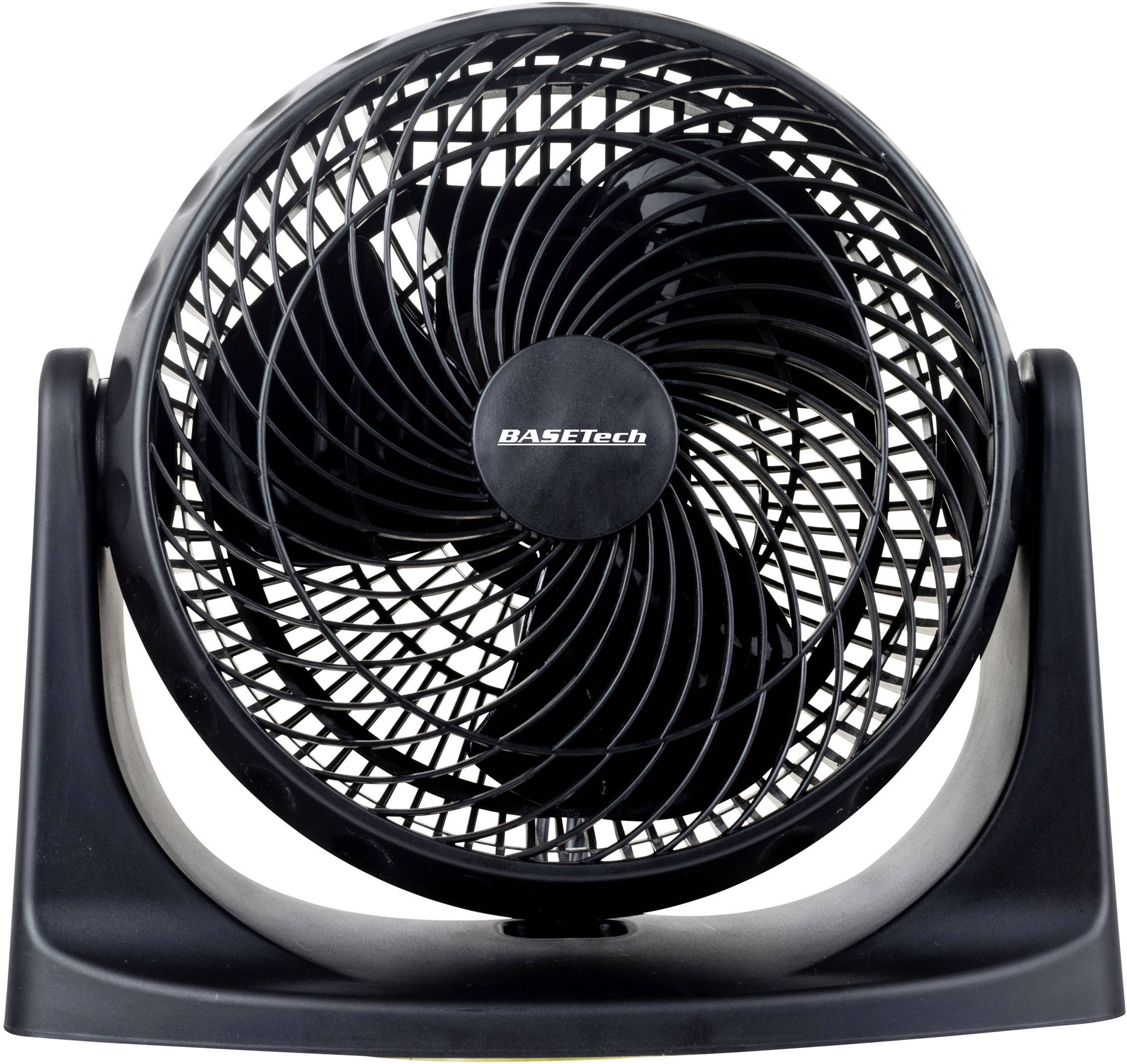 Basetech AF-20A Tischventilator 30W (Ø x H) 18cm x 26cm Schwarz