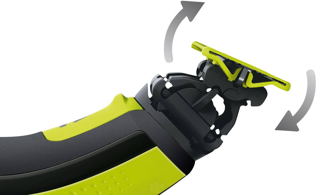 Philips OneBlade QP2520/20 Rasierer, Bartschneider abwaschbar Hellgrün, Dunkelgrau