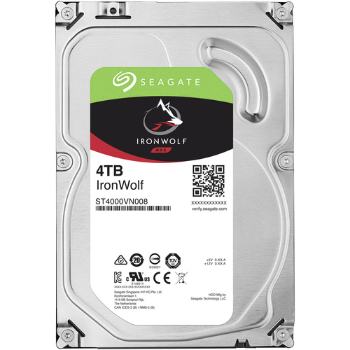 Seagate IronWolf™ 4 TB Interne Festplatte 8.9 cm (3.5 Zoll) SATA III ST4000VN008 Bulk