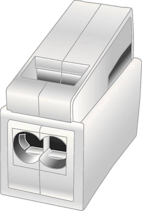 HellermannTyton 148-90023 HECL-2/1-PA66-WH Leuchtenklemme flexibel: 0.5- starr: 0.75- Polzahl: 3 1 St. Weiß