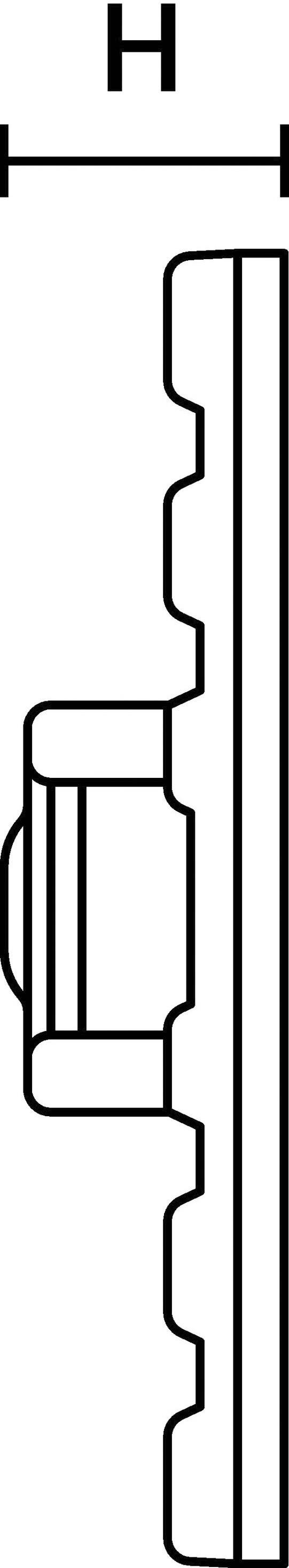 HellermannTyton FMB4APT-I-PA66HS-WH Befestigungssockel selbstklebend 151-01528 flexibler Sockel, 4fach einfädeln Weiß