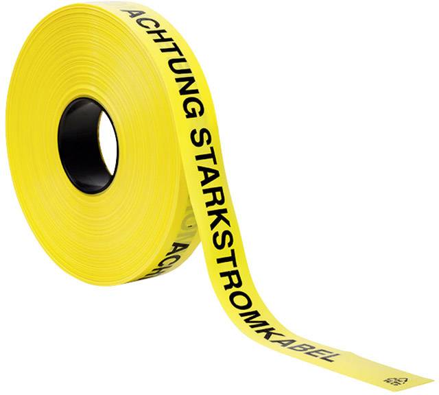 HellermannTyton 905-55110 Trassenwarnband - Starkstromkabel Absperrband (L x B) 250 m x 40 mm