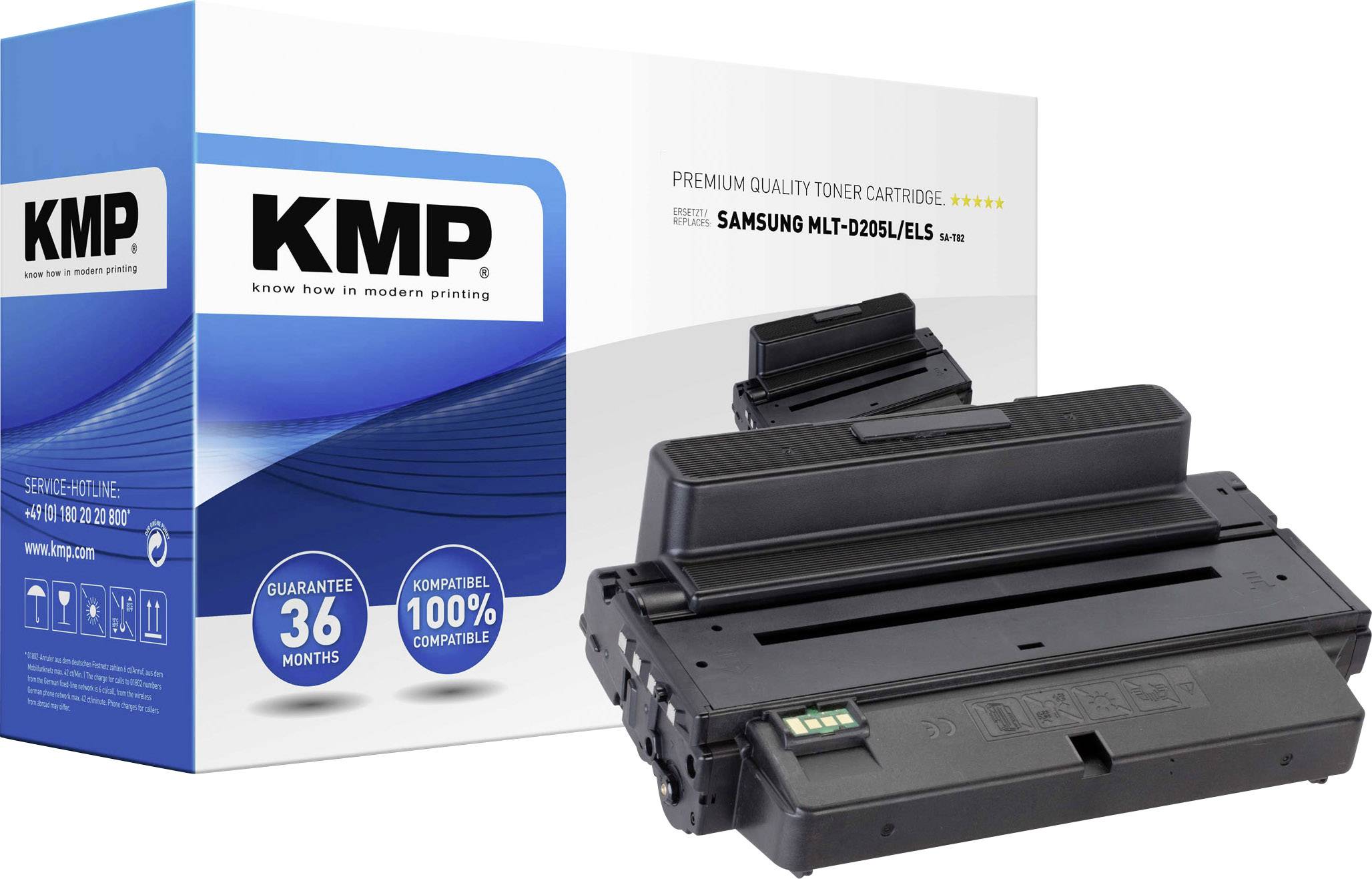 KMP Toner ersetzt Samsung MLT-D205L Kompatibel Schwarz 5400 Seiten SA-T82 3508,3200