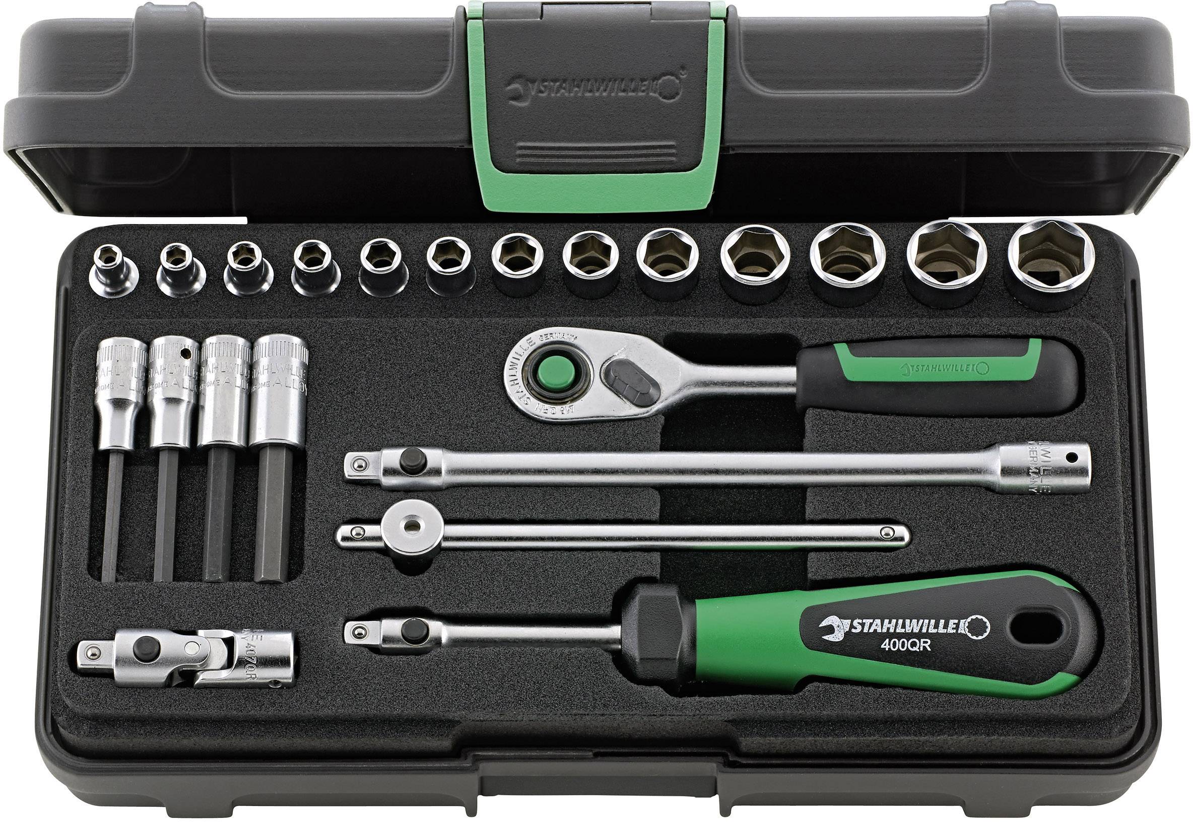 Stahlwille 40/44/17/5QR KN Steckschlüsselsatz 1/4" (6.3 mm) 22teilig 96011181