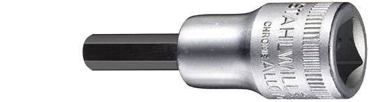 Stahlwille 49 4 02050004 Innen-Sechskant Steckschlüssel-Bit-Einsatz 4 mm 3/8" (10 mm)