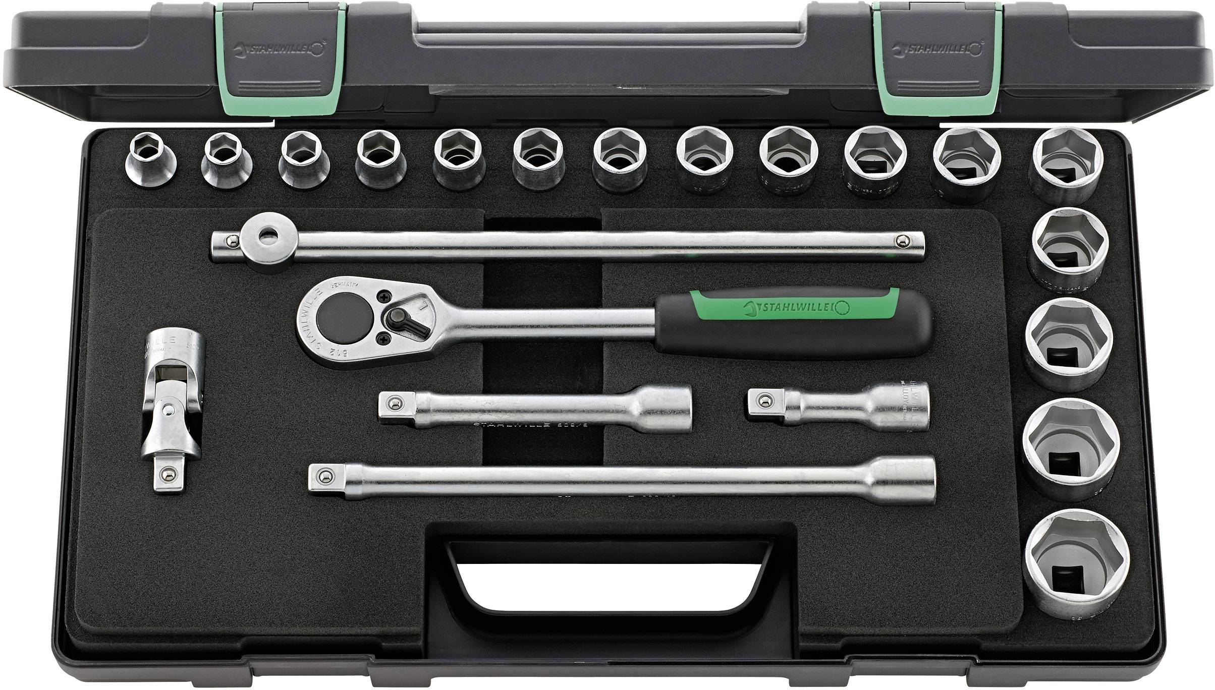 Stahlwille 52/16/6 KN Steckschlüsselsatz 1/2" (12.5 mm) 22teilig 96031448