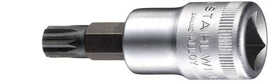 Stahlwille 54 X M 6 03060006 Innen-Vielzahn (XZN) Steckschlüssel-Bit-Einsatz M6 1/2" (12.5 mm)