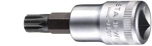 Stahlwille 54 X M 10 03060010 Innen-Vielzahn (XZN) Steckschlüssel-Bit-Einsatz M10 1/2" (12.5 mm)