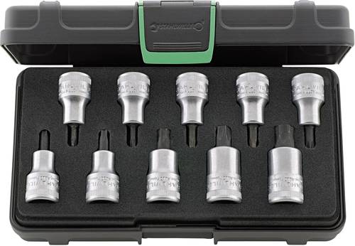 54TX/10 TLG.KN 96032005 Innen-TORX Steckschlüssel-Bit-Einsatz-Set 10teilig 1/2 (12.5 mm