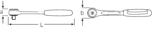 Stahlwille 411-2K 11231011 Umschaltknarre 1/4" (6.3 mm) 118 mm