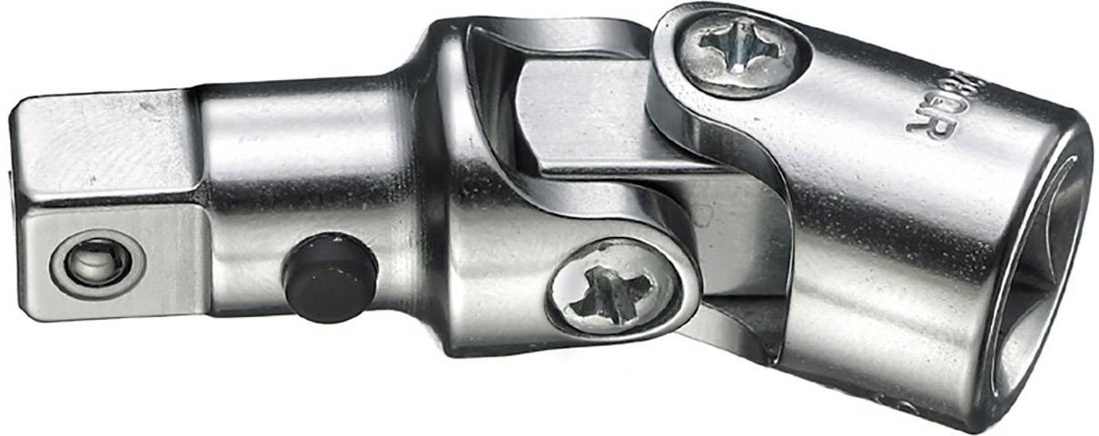Kardangelenkadapter in silberner Metalloptik zur flexiblen Verbindung von Werkzeugkomponenten. Ideal für schwer zugängliche Stellen.